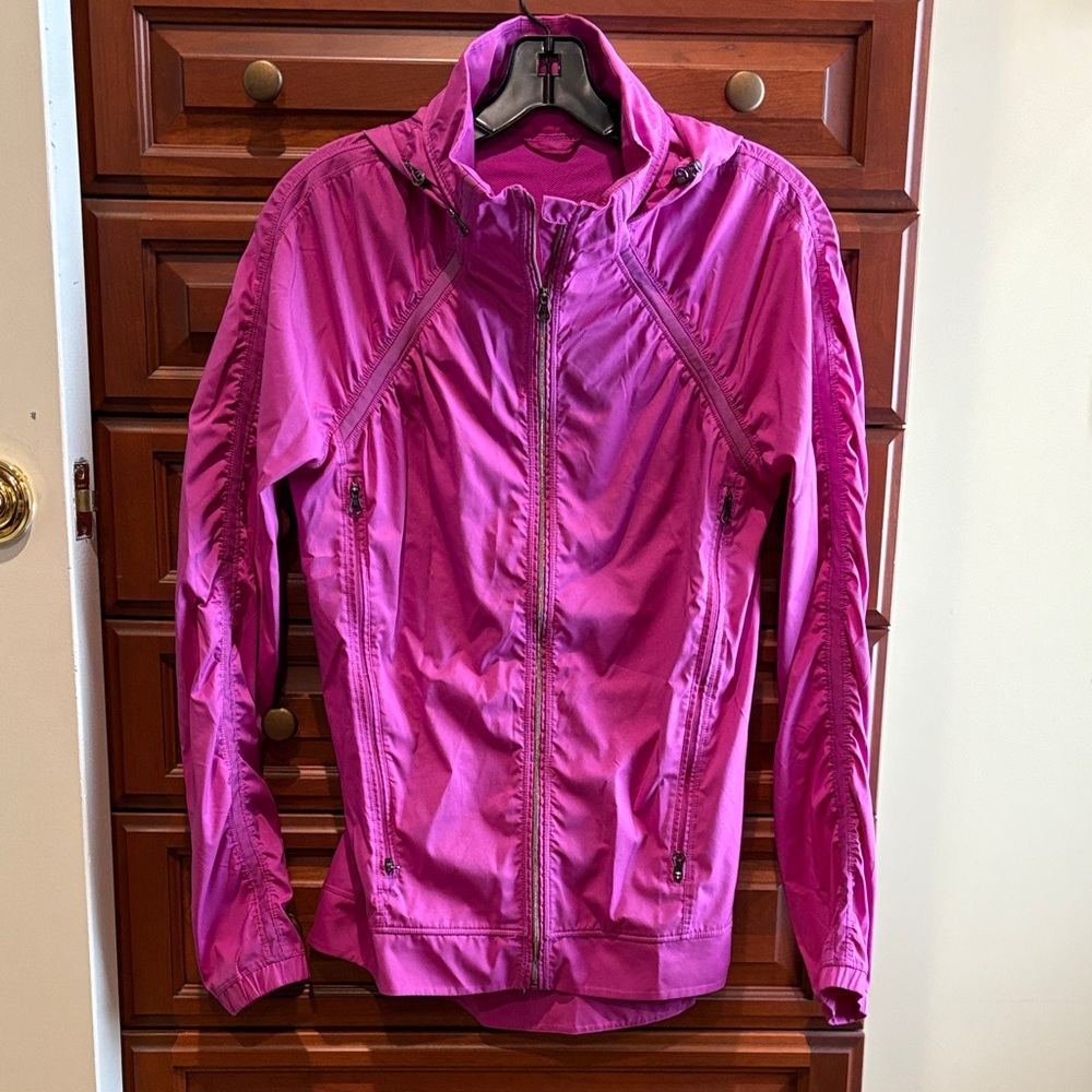 Lululemon Magenta Windbreaker jacket